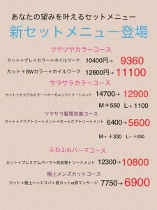 新セット